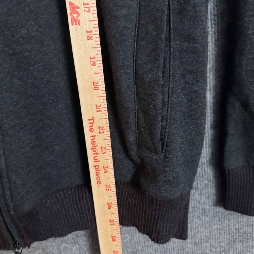 Harmont & Blaine Mens Full Zip Sweatshirt Gray Fleece Mock Neck XL F0KO09021211 - Picture 9 of 10